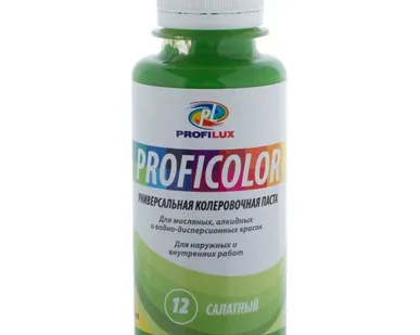 фото Краситель универсальный PROFICOLOR № 12 (салатный) 100мл. Профилюкс