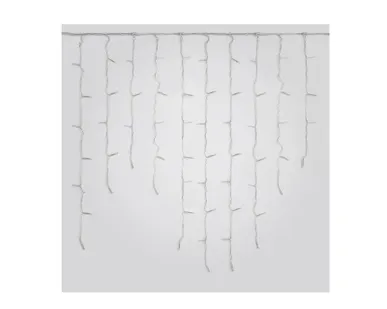 фото Бахрома LED с эффектом мерцания ULD-B2007-100/TTK WHITE IP44 2м соедин. 100 диодов бел. свет провод прозр. Uniel UL-00007209