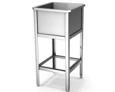 фото Ванна моечная H-ESSEN односекционная Вм 1/6 оцинкованная сталь