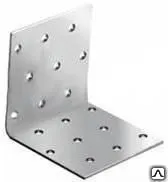 Фото №0 Уголок крепежный 40*40*40*2,0 мм, равносторонний цинк(200),