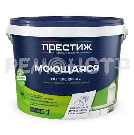 Фото №0 Краска вд моющ 13кг ВД-АК-212_W4 супербелая ПРЕСТИЖ (1) П