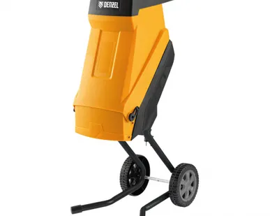 фото Измельчитель садовый электрический 59701 Denzel ECS-2500, 2.5 кВт, травосборник 50 л, 45 мм