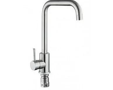 фото смеситель для кухни LUCKY TAP нержавейка без подводки