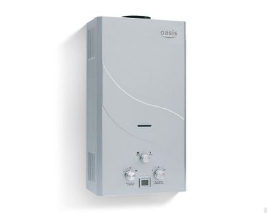 фото Газовая колонка Oasis Standart 24 S, серебро
