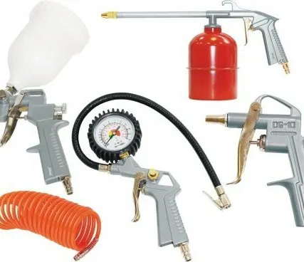 Фото №0 Набор пневмоинструмента Matrix, 5предметов, с верх. бачком