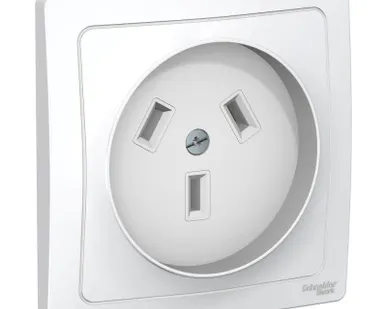 фото Розетка 1-м СП Blanca 32А IP20 250В 2п+N бел. SE BLNSR003231