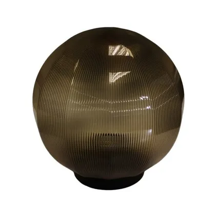 Фото №0 Aster Светильник на столб садово-парковый D200 Астер Е27 60Вт (призма дымчатая) 230039 (НТУ 02-60-205)