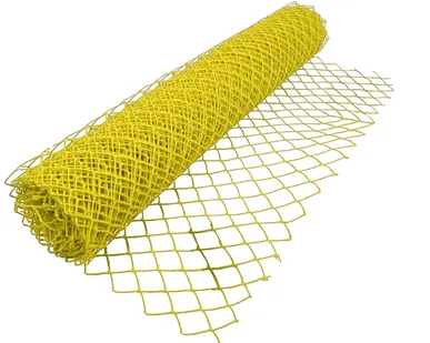 фото ПВХ сетка рабица, рулон 2,0х10 м, яч 55х55 мм, д 2,0 желтый