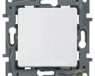 фото Механизм выключателя Legrand 1-кл. СП ETIKA винт бел. 672205
