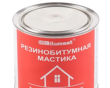фото Мастика резинобитумная Bitumast, 2л (6 шт/упаковка)
