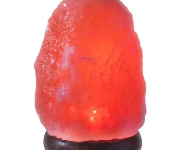 фото Соляная лампа Красная из розовой гималайской соли (с красной подсветкой, ппитание от USB, арт. UBR)