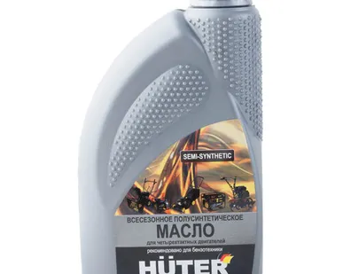 фото Масло моторное Huter 10W-40 полусинтетическое для четырёхтактных двигателей, 1л