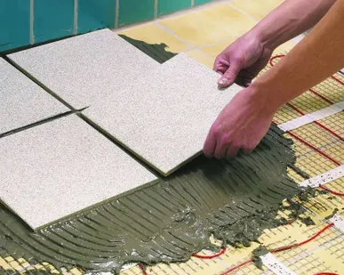 фото Нагревательный мат 0,5 кв.м "Russian Heat" под плитку без стяжки