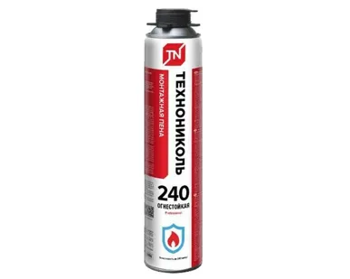 фото Пена монтажная ТЕХНОНИКОЛЬ 240 огнестойкая 810г/1000мл