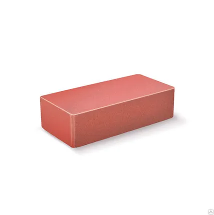 Фото №0 Кирпич облицовочный алый М 250 (четыре лицевые стороны)