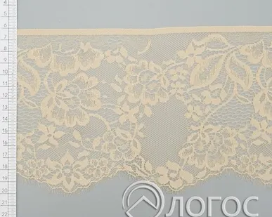 фото Кружево стрейч IS-233 140мм И, бежевый
