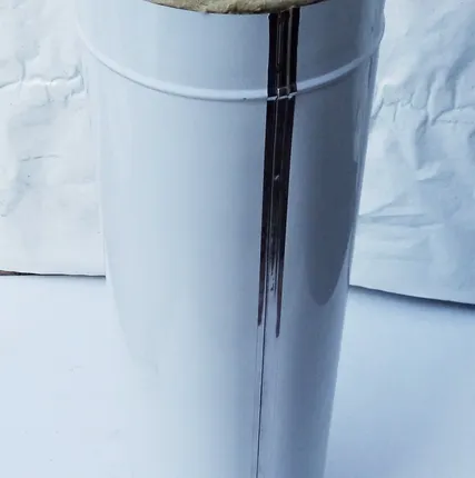 Фото №1 Труба сэндвич D115/215 мм L = 0,75 м (нерж. 0,5/0,5 мм AISI 304 внутри)