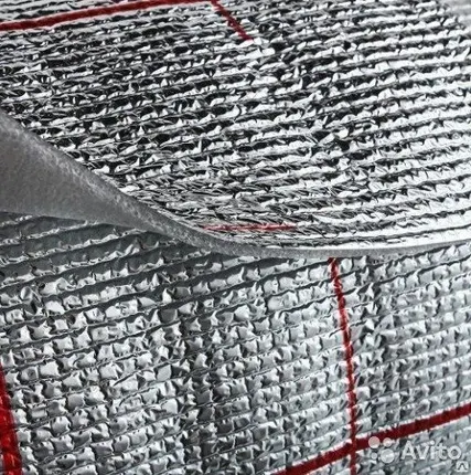 Фото №0 Изоляция отражающая фольгированная НПЭ 2мм, 3мм, 5мм, 8мм, 10мм рулон 1х30м