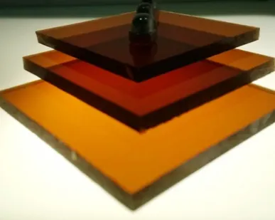 фото Монолитный поликарбонат BORREX Бронза Коричневая 0,9 мм (1,25*2,05 м)