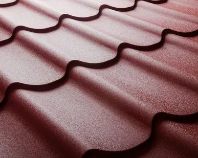 фото Металлочерепица монтеррей в стальном бархате