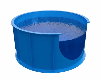 фото Купель - бассейн PLASTANK - ПЛАСТАНК круглая для бани и сауны