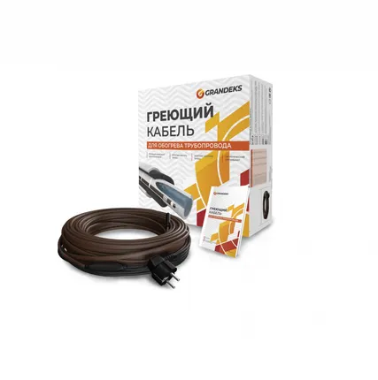 Фото №0 Греющий кабель Grandeks 20 метров (17 Вт/м)