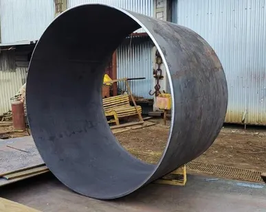 фото Вальцовка колец из листа диаметр 530-3020