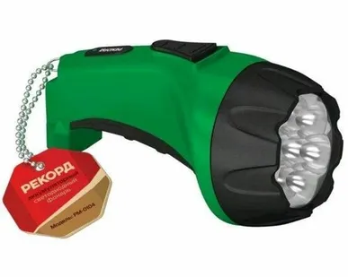 фото Фонарь аккум. РЕКОРД PM-0107 7 LED Green