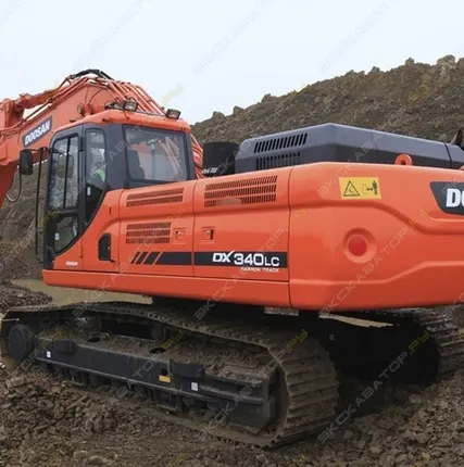 Фото №0 Аренда гусеничного экскаватора Doosan DX340LC, Москва