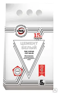 фото UNIS белый цемент 5кг