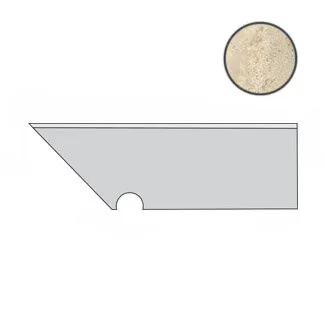 фото Atlas Concorde AIX Aix Blanc Battiscopa Sag.Sx. (A0SN) Керамогранит