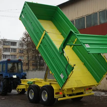 Фото №3 Полуприцеп самосвальный ПТС-12П (профильный борт) для тракторов класса 3-4 т.с.