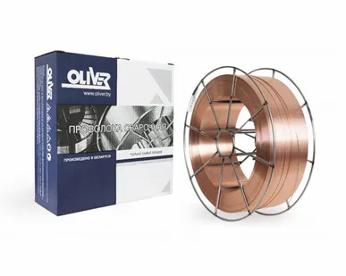фото Сварочная проволока омедненная Оливер СВ-08Г2С 1,2 мм (15 кг)