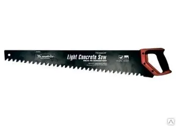 фото Ножовка по пенобетону, 500 мм, защ.покр., твердосплавные напайки на зубья,