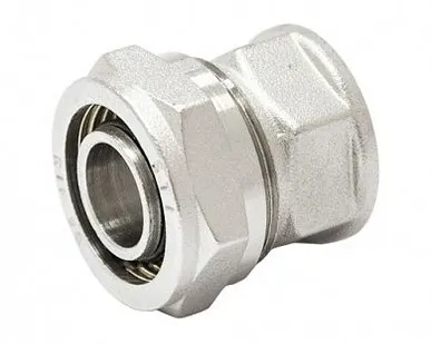 фото Муфта обжимная SF 26х3/4 VALTEC латунная, с внутренней резьбой