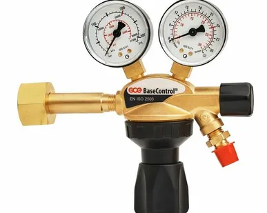 фото 43496 Регулятор Base Control AR/CO2-200/- бар G3/4«, G1/4» 32л/мин (KRASS)