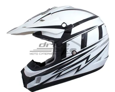 фото Мотошлем THH TX-12 #17 GRID, цвет Черный/Красный, Белый/Черный