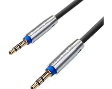 фото Аудиокабель Breaking Silicone Series 3.5mm mini jack - 3.5mm mini jack 1 м, чёрный