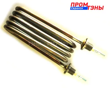 фото ТЭН 160.01.000 (4кВт, 220В) - нерж.сталь для дистилляторов ДЭ-60