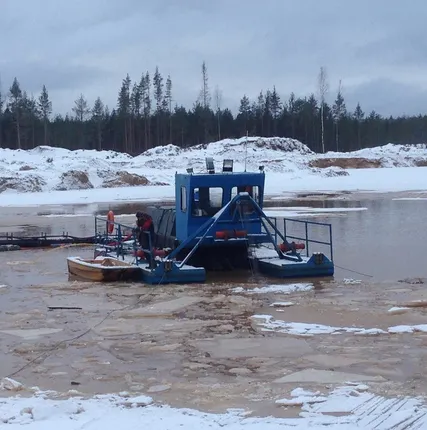 Фото №3 Аренда земснарядов. Разработка карьеров. Намыв песка и гравия. Гидротехнические работы.