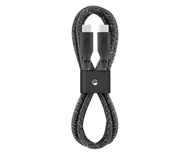 фото Кабель uBear Trend USB-C - USB-C, 1.2 м, 60 Вт, нейлон, черный