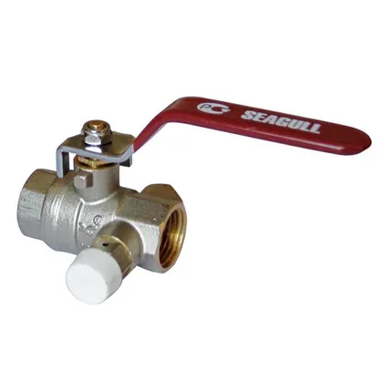 Фото №0 Кран шаровой SGL Ду 15 со спускником муфта-муфта рычаг