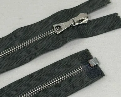 фото Молния разъёмная riri 52 см цвет серо-зелёный