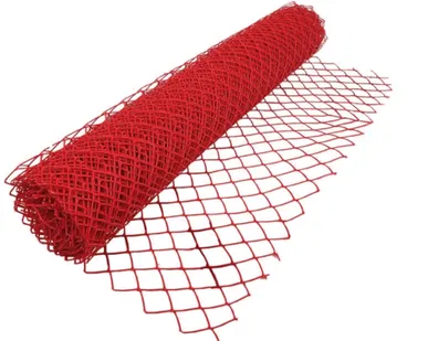 фото ПВХ сетка рабица, рулон 1,2х10 м, яч 55х55 мм, д 2,0 вишнёвый