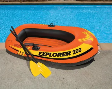 фото Лодка надувная с веслами Explorer 300 Pro (244*117*36 см) INTEX (И58358)