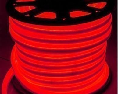 фото Леднеон-флекс Красный 220V, гибкий, 4.7 Вт/метр