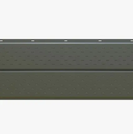 Фото №0 Сайдинг Потолочно-фасадная панель «Софит» перфорированный 0.47-0.50 мм RAL 7004, Серый сигнал