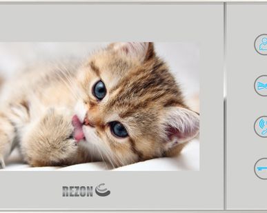 фото Монитор видеодомофона Rezon Little, цв., TFT LCD 4,3",PAL, Hands-Free.