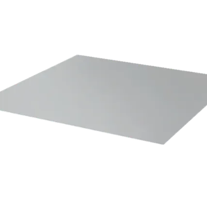 Фото №0 Лист с полимерным покрытием 0,45 мм пэ в пленке ral9002 серо-белый