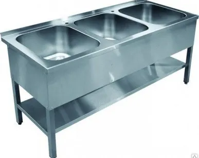 фото Ванна моечная ВМП-6-3-5 РЧ (разборная, каркас краш.)